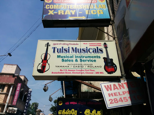 Tulsi guitars, 16, Arunachala Street, Chintadripet, Chennai, Tamil Nadu 600002, India, Violin_Shop, state TN
