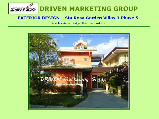 Sta Rosa Garden Villas Exterior get up by present client.