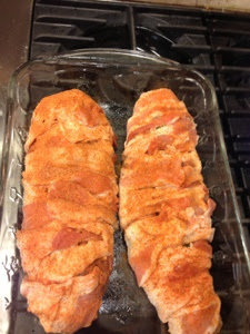 RedheadWhite&Food: Bacon Wrapped, Pork Tenderloin Stuffed with Jalapeno Cream Cheese!