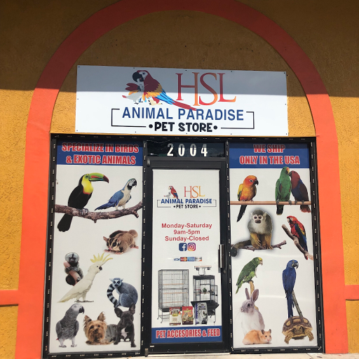 HSL ANIMAL PARADISE PET STORE logo