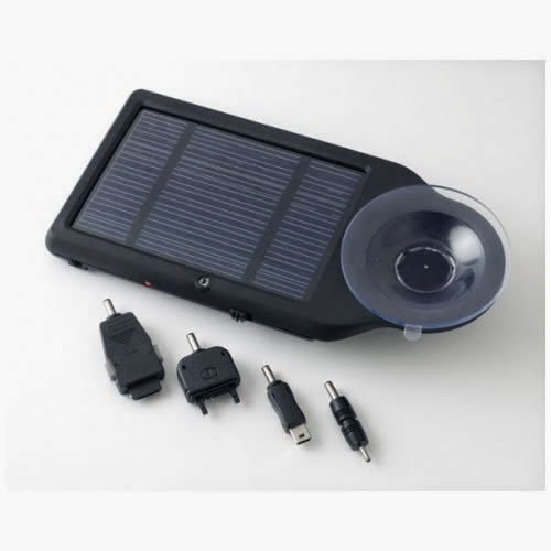  Do it Wiser In Car Solar Charger Easy to Attach to Any Window in Your Car - Charge Different Devices: iPhone, Mobile Phones, GPS, Cameras, PDA, Portable DVD Players - Includes Mobile Phone Connectors