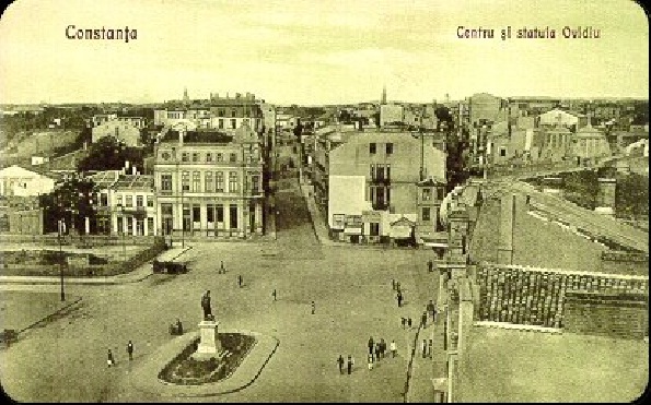 City Centre and Ovidiu statue