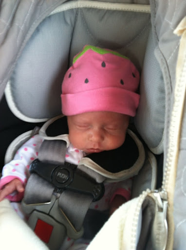 C in the car seat