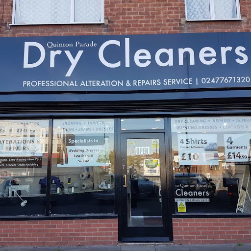 Quinton Parade Dry Cleaners logo