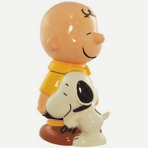  Westland Giftware Peanuts Charlie Brown and Snoopy Cookie Jar, 13-Inch