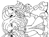 Coloriage Filles Coloriage Filles