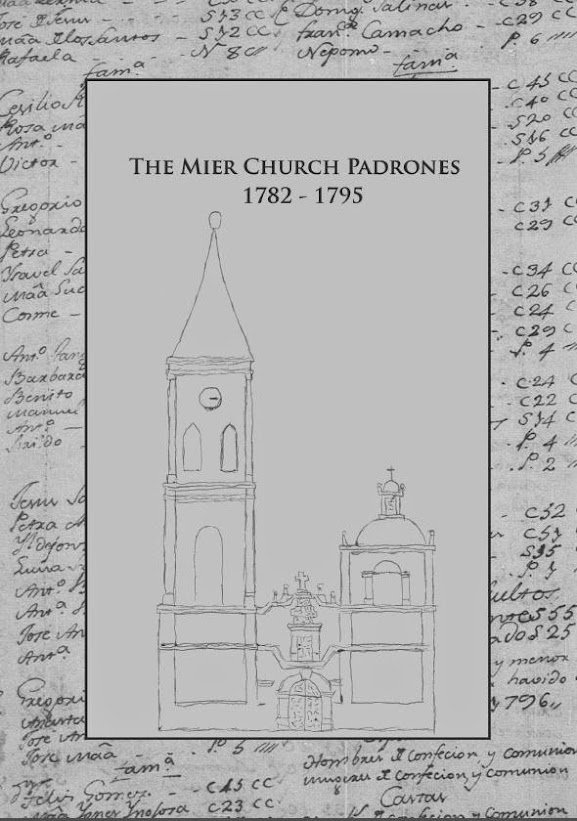 The Mier Padrones 1782 - 1795