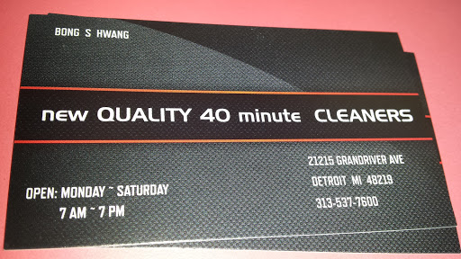 Dry Cleaner «New Quality 40 Minute Cleaners», reviews and photos, 21215 Grand River Ave, Detroit, MI 48219, USA