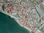 Mapa de la ruta 2: Recinto Medieval