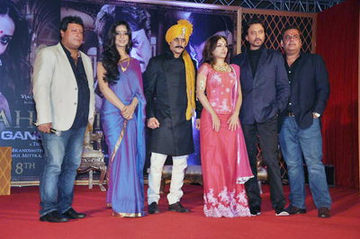 Cast and crew of the movie 'Saheb Biwi Aur Gangster Returns' during its first look unveiling, held at JW Marriott in Mumbai on January 31, 2013. (Pic: Viral Bhayani)
