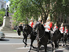 Horse Guards vor dem Wachwechsel