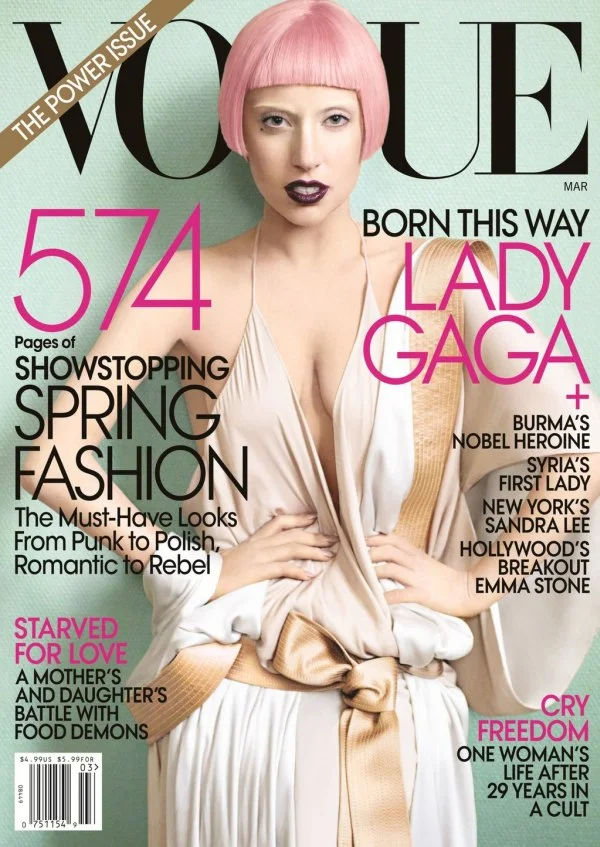 Our Lady of Pop, Lady Gaga for Vogue US, March 2011