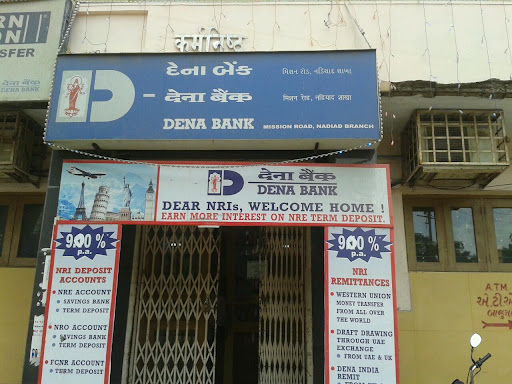 Dena Bank, Pavan Chakki Rd, Desai Park Society, Nadiad, Gujarat 387002, India, Public_Sector_Bank, state GJ