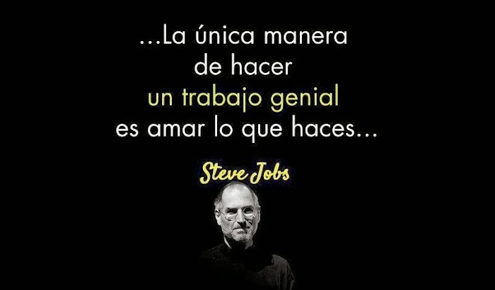 Amar lo que haces, Steve Jobs