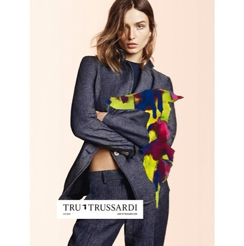 DIARY OF A CLOTHESHORSE: MUST SEE - TRUSSARDI SS 14 AD CAMPAIGN
