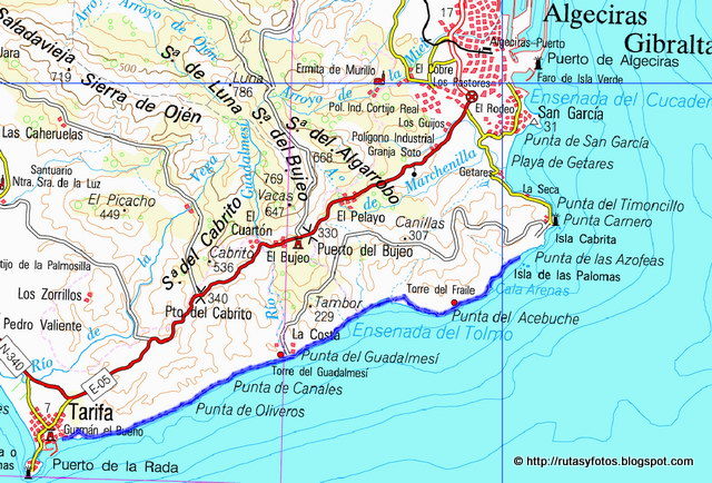 De Algeciras a Tarifa por la costa