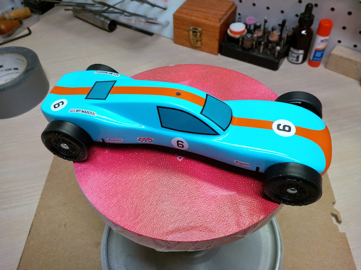 How To Airbrush a Pinewood Derby Car