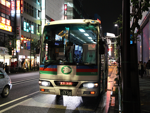 西武バス　長野線　1762　池袋駅東口到着