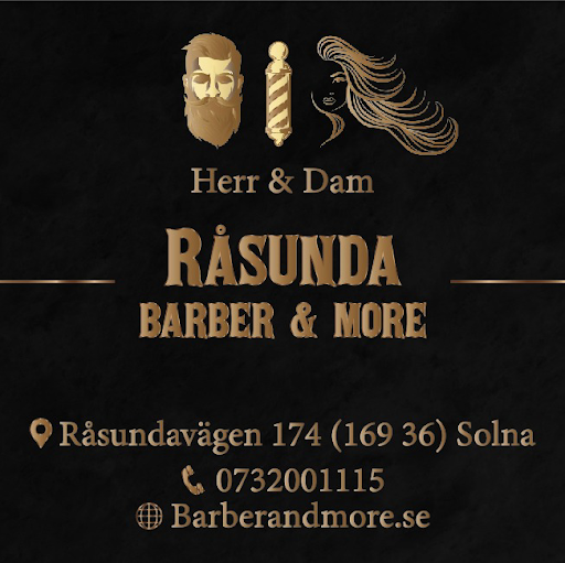 Råsunda barber & more logo