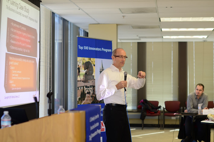 Paul Campbell lectures at the Skydeck, Oct 15, 2012