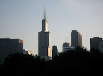 The Sears Tower in the soft light of sunset