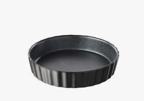  Revol 644703 Grand Classiques Round Flan Dish, Cast Iron Style