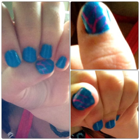 Corella M's Blog : I Got My Nails Done By a 12 Year Old