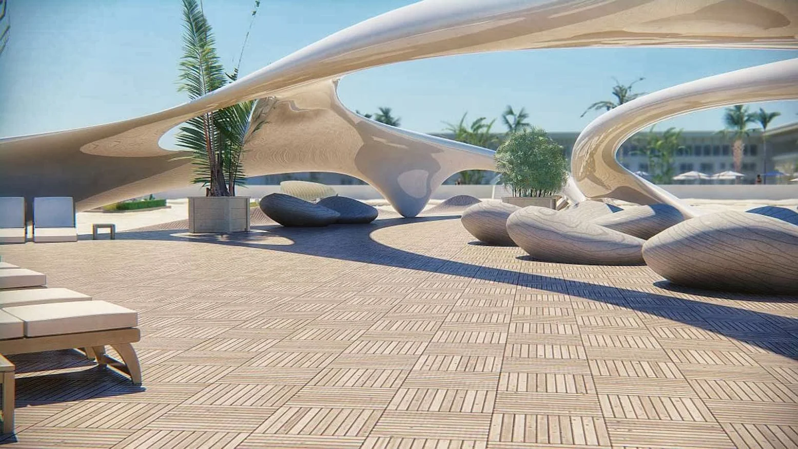 Sennkka Pier Lounge by Nuvist Architecture and Design
