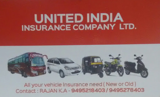 United India Insurance Agent, Rajan. K.A,, Vidyut Nagar, Palakkad, Kerala 678001, India, Travel_Insurance_Agency, state KL