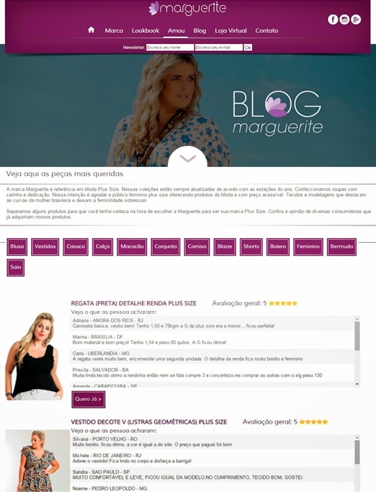 Comprar plus size online