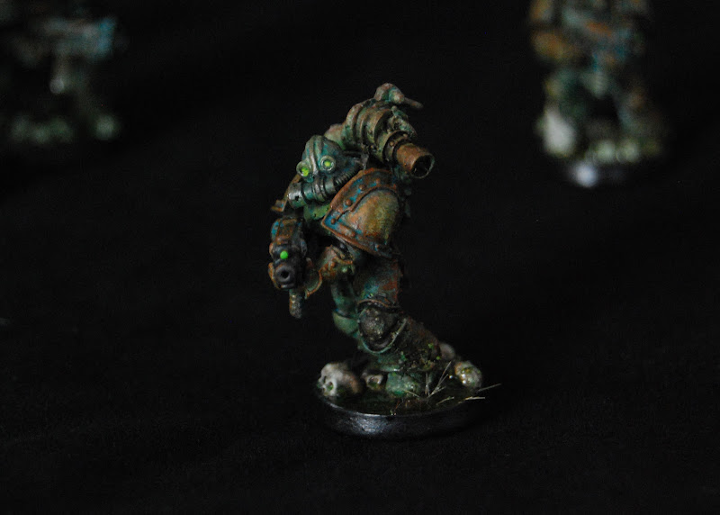 Mariners Blight - A Maritime Inspired Lovecraftian Chaos Marine Army  Blight_Marines_Painted_13