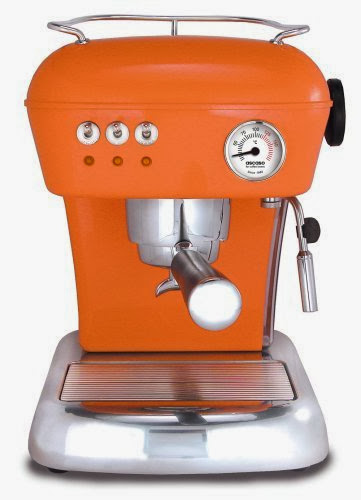 ASCASO DREAM espresso machine mandarin orange