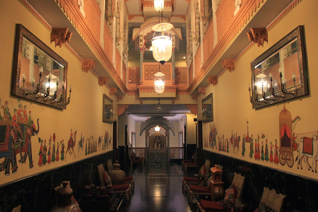 Interior del Umaid Mahal Hotel, Jaipur