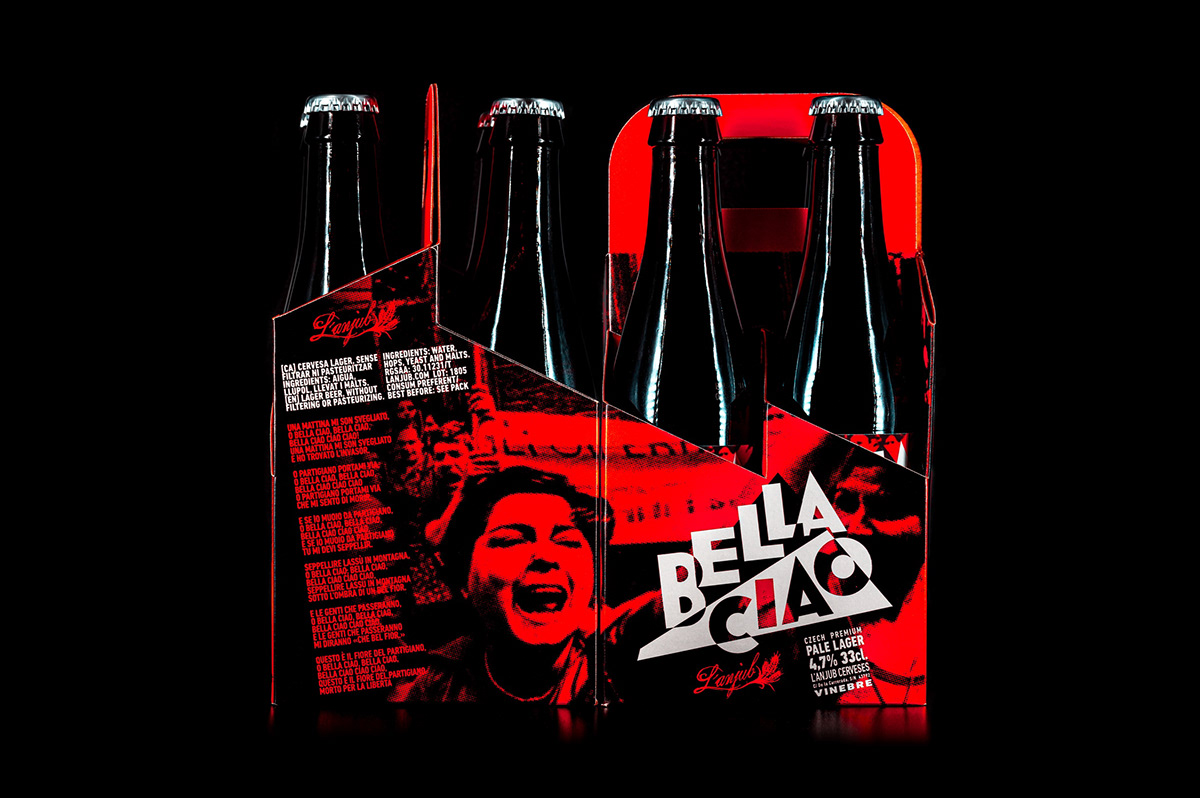 alcoholic beer beer label beverages branding  craft FUTURISM Italy Packaging Logo Design