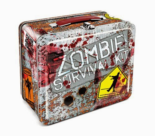 Aquarius Zombie Survival Tin Lunch Box