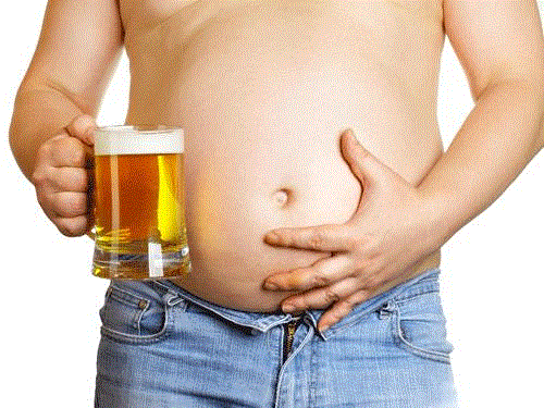 Người béo phì và uống nhiều bia rượu có  nguy cơ bị gan nhiễm mỡ cao