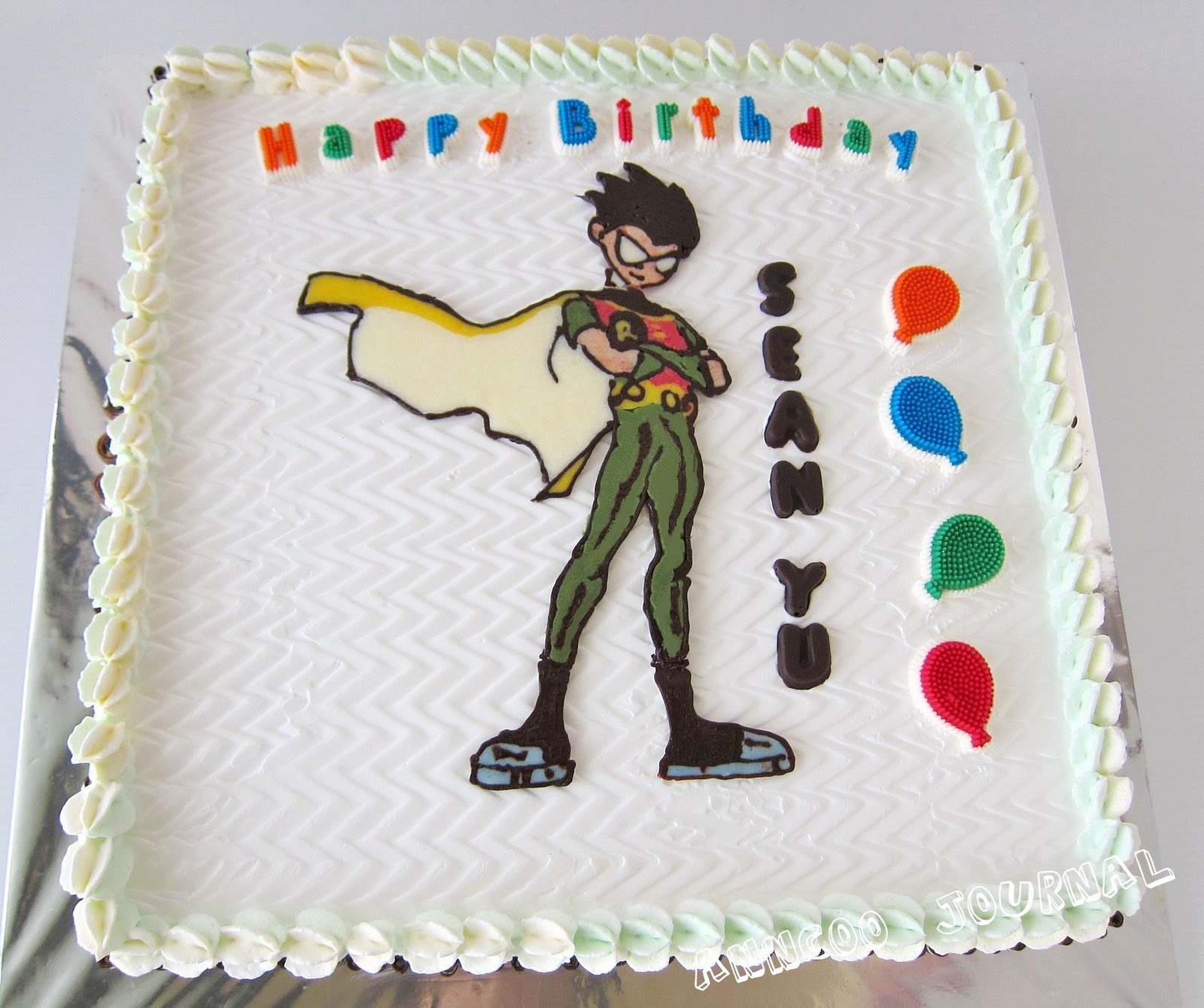 Birthday Cake ~ Robin Teen - Titans - Anncoo Journal