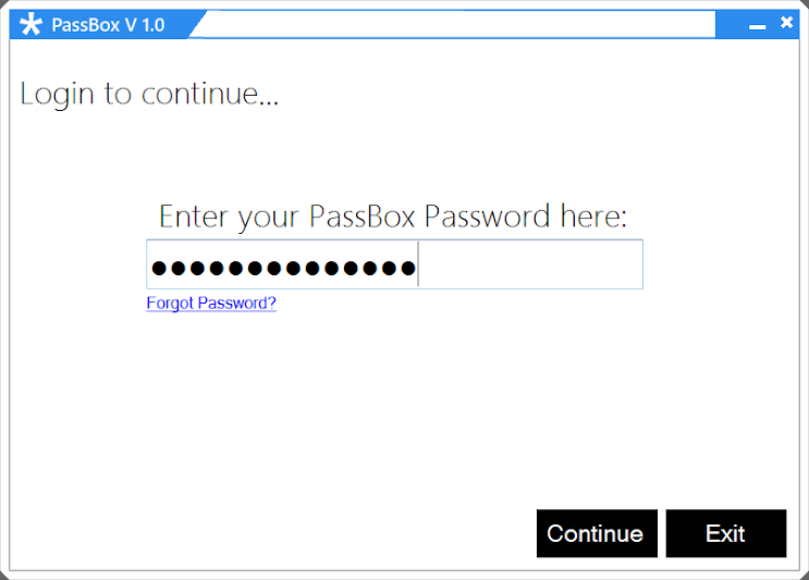 Wadah Semua Password Akun Dengan PassBox