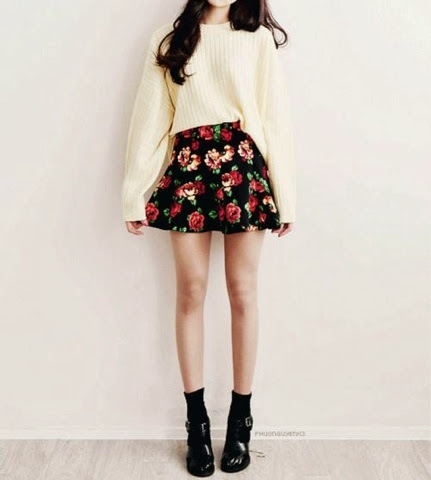 How to Chic: 12 INSPIRATIONAL OUTFITS WITH FLORAL SKIRTS