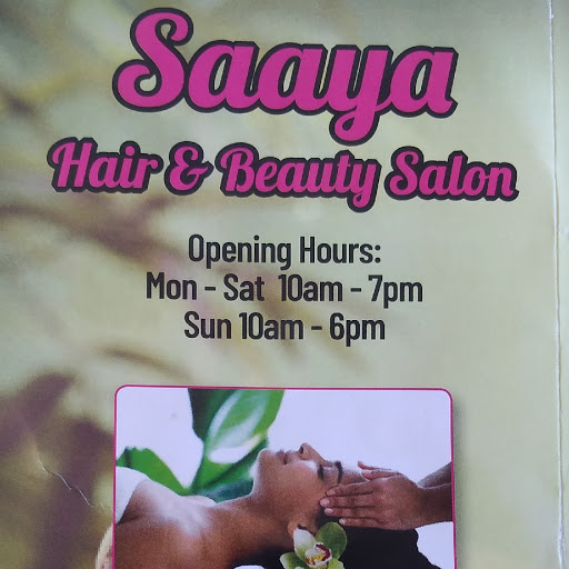 Saaya hair & beauty salon logo