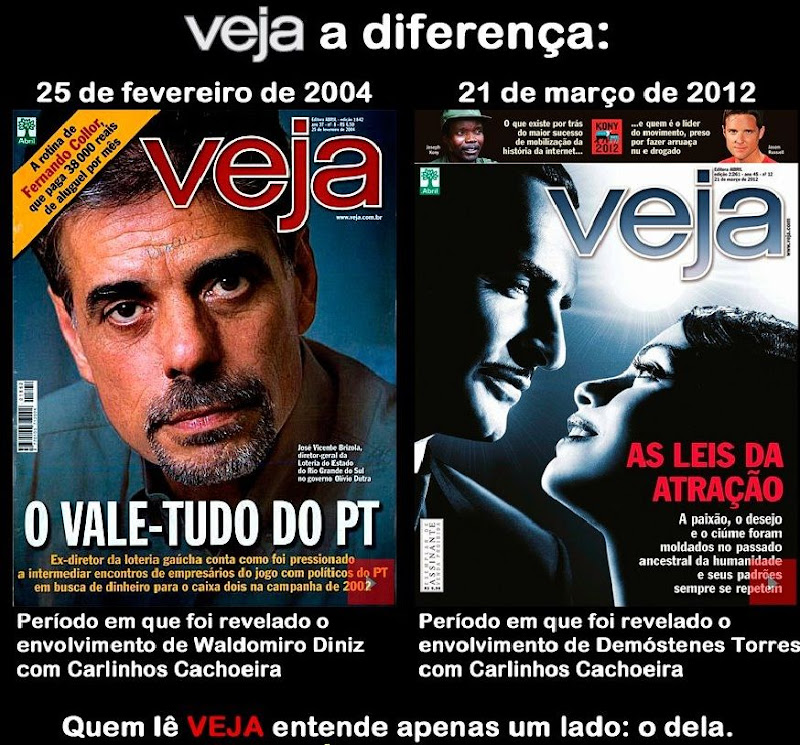 O jornalismo isento de Veja na cobertura dos escândalos do bicheiro Carlinhos  Cachoeira | Revista Fórum