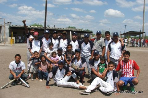 Equipo Yankees del torneo de softbol del Club Sertoma