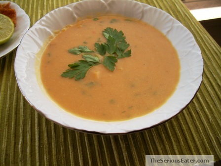 Thermos-Cooked Red Lentil Soup
