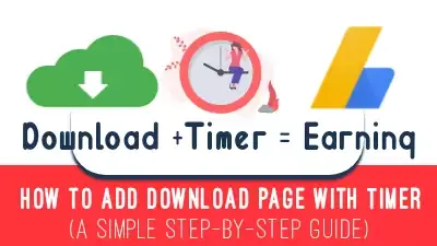 How to add Download page with Timer.