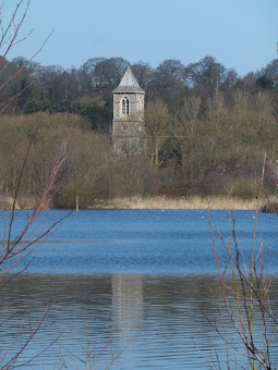 Thorpe Church from across Whitlingham Great Broad