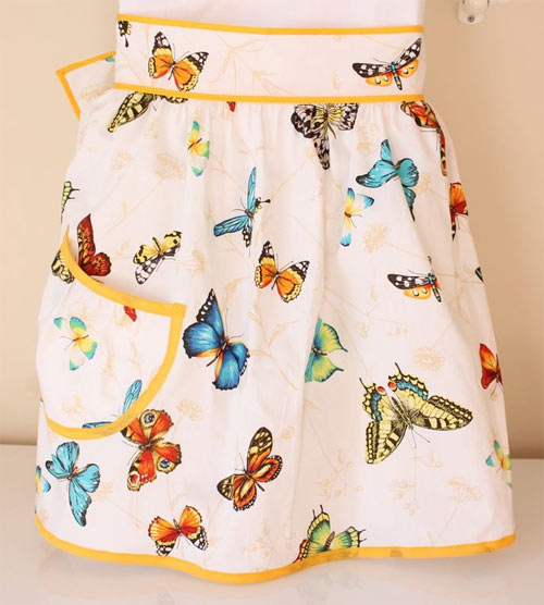 Inspiração borboletas - avental