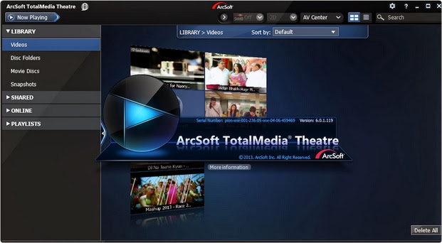 ArcSoft TotalMedia Theatre v6.5.1 [Multilenguaje] Reproductor para DVD,Blu-Ray y 3D 2013-11-11_00h57_56