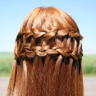 Зачіска з «водоспадними» французькими косами (+ покрокові фото)