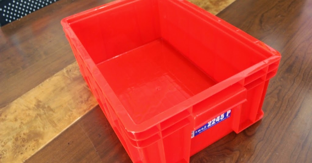KERANJANG KONTAINER  PLASTIK  POLOS Tipe 2245 P RAK 