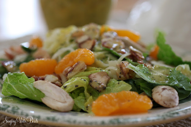 Spinach Salad with Poppy Seed Dressing